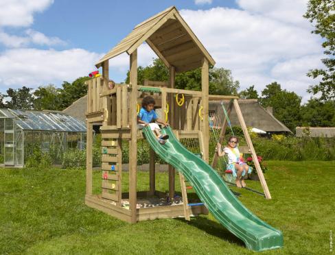 Jungle Palace | Koka kāpšanas konstrukcija ar šūpoli