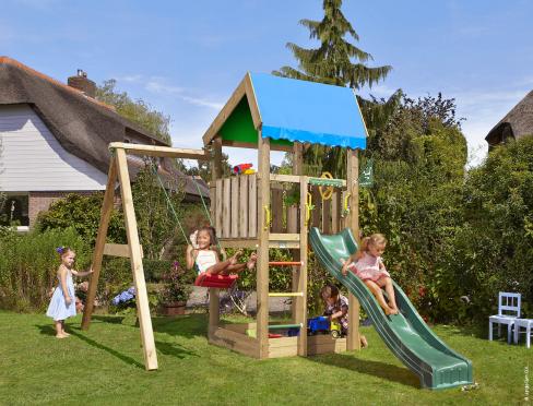 Jungle Home | Koka kāpšanas konstrukcija ar šūpoli