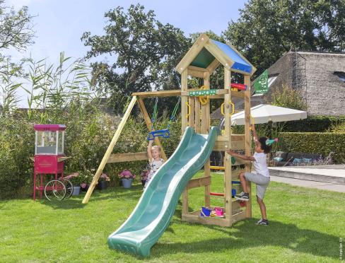 Jungle Patio | Koka kāpšanas konstrukcija ar šūpoli